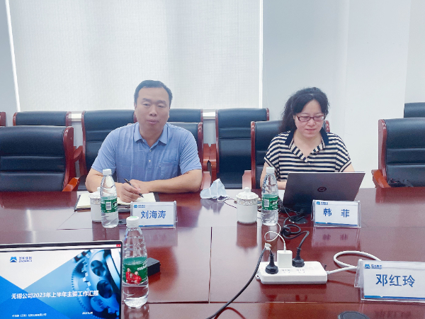 黨委副書記、總經理劉海濤赴無錫公司開展主題教育調研